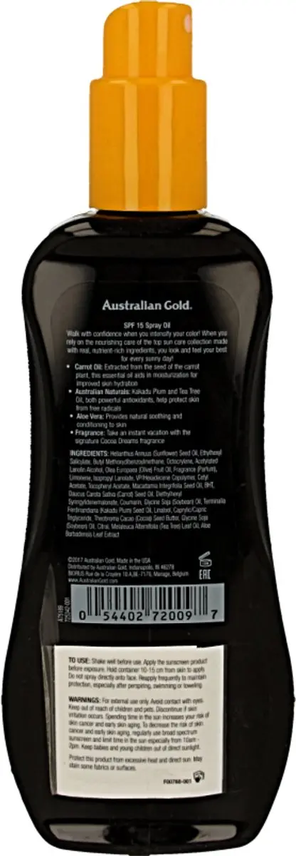 Australian Gold SPF 15 Zonnebrandolie 237ml