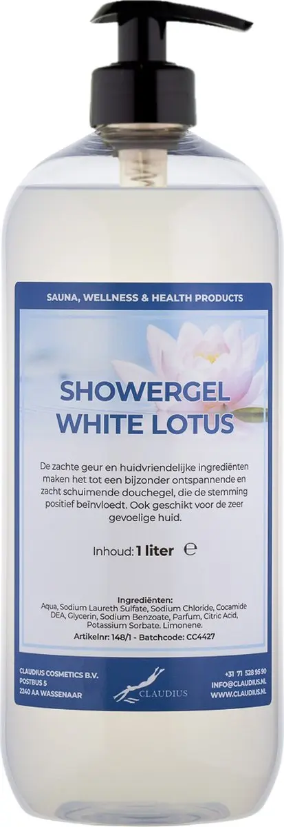 Splashbox Cosmetics White Lotus Douchegel 1L