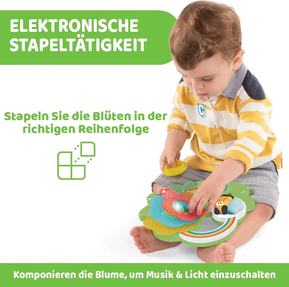 Chicco Sense & Focus Sensoryczny Kwiatek - Multicolor - afbeelding 6 van 6