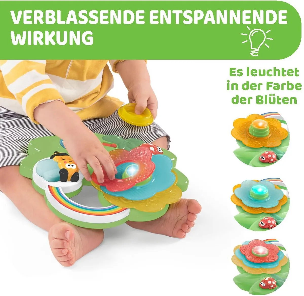Chicco Sense & Focus Sensoryczny Kwiatek - Multicolor - afbeelding 2 van 6