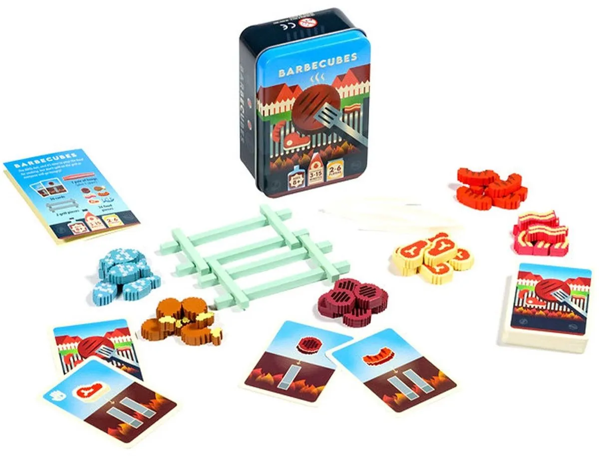 Asmodee Barbecubes ACG071 Behendigheidsspel - 2-6 Spelers