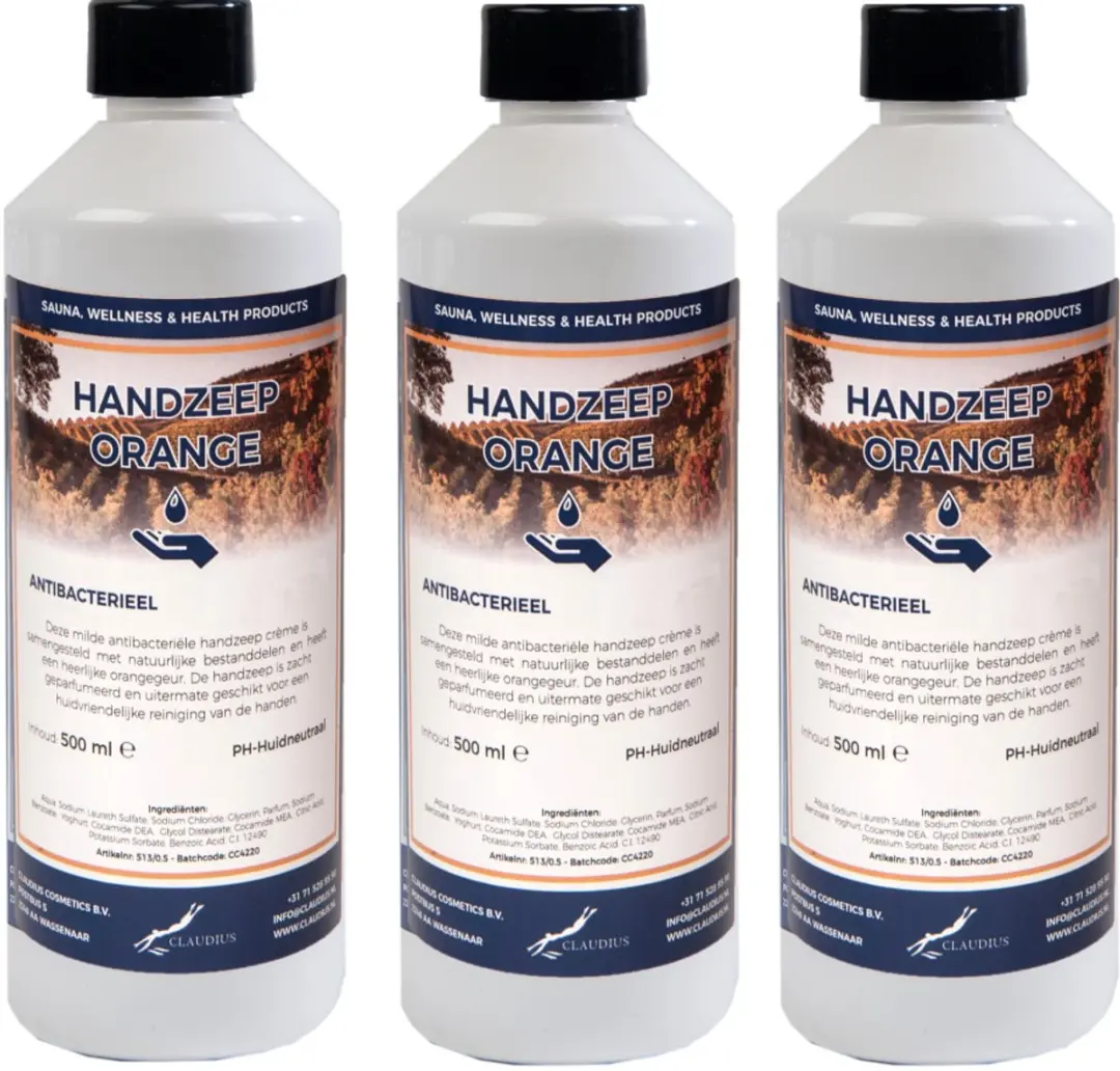 Splashbox Cosmetics Handzeep Orange 500ml