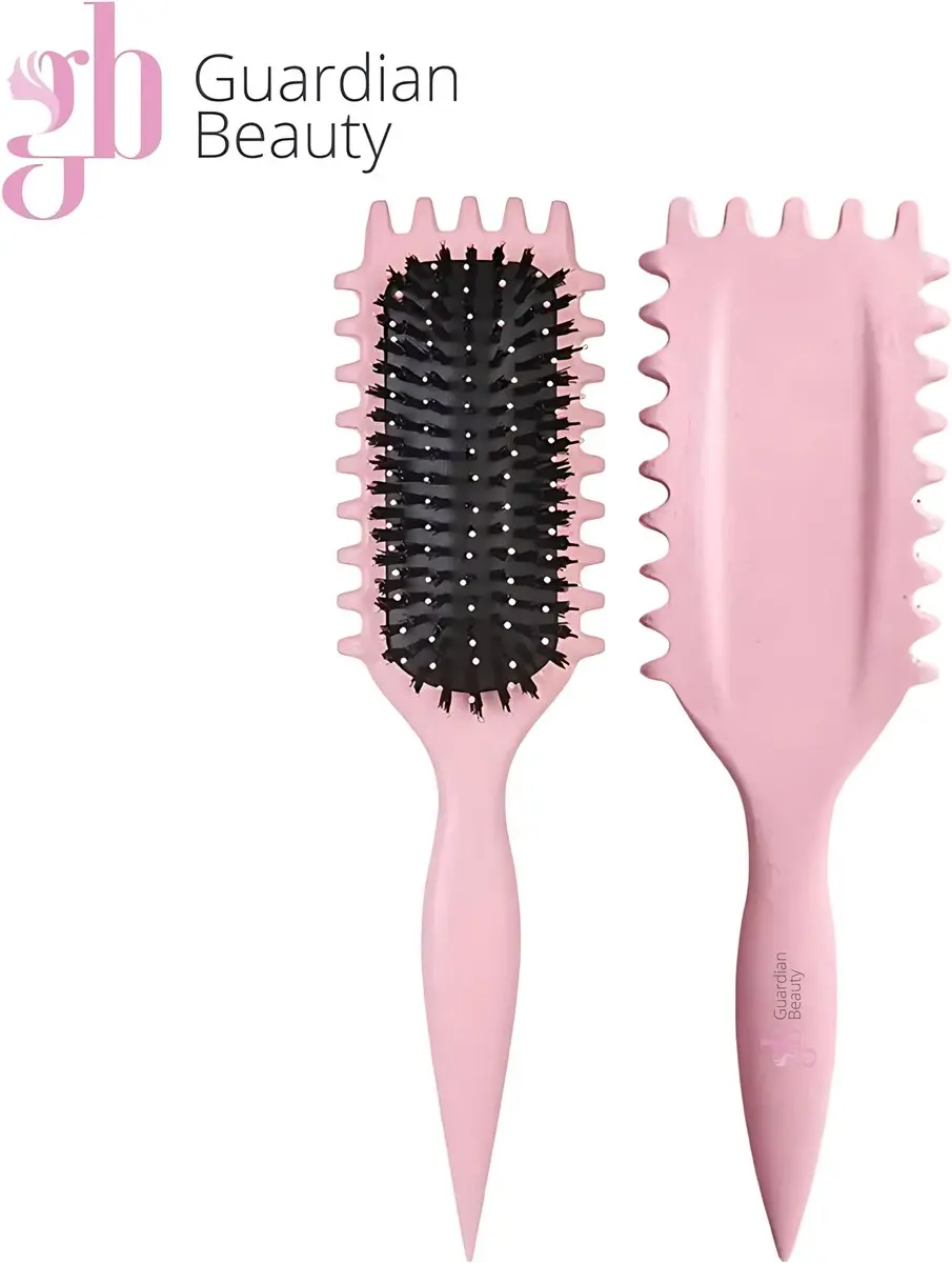 Guardian Beauty Haarborstelset Roze & Wit - 3 Stuks