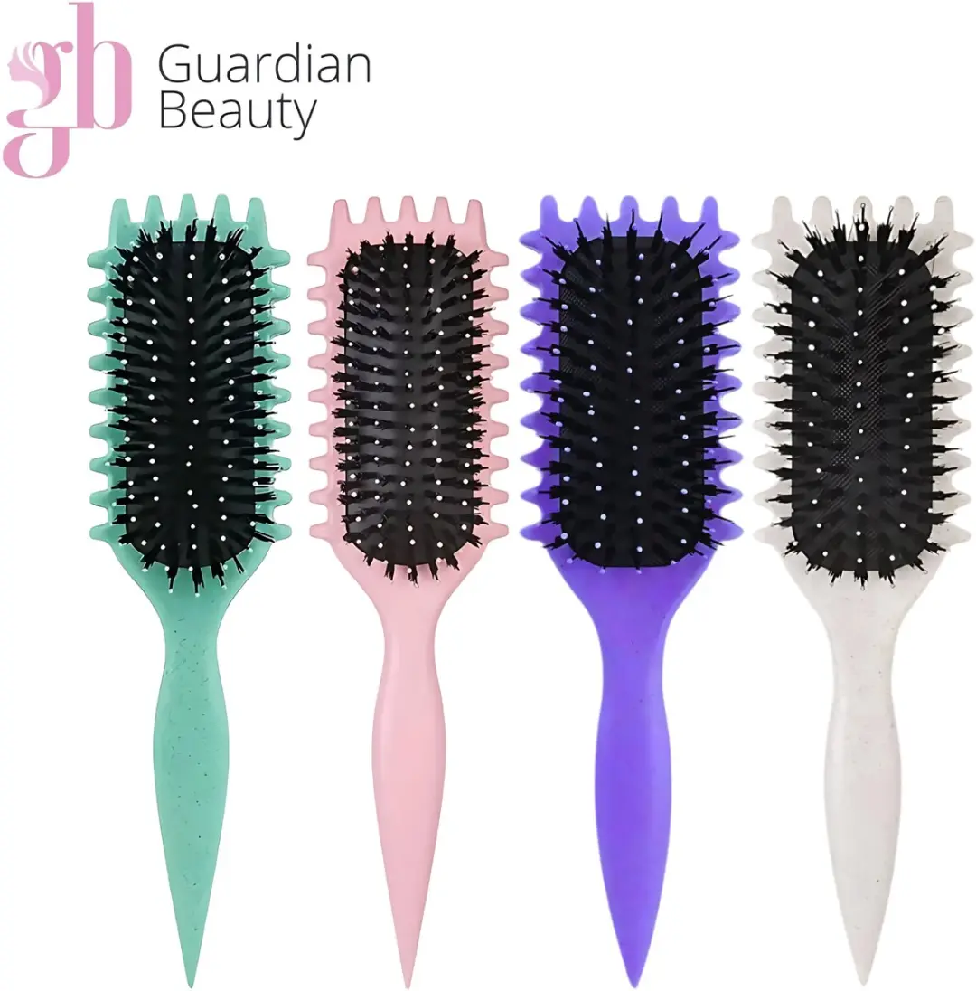 Guardian Beauty Haarborstelset Roze & Wit - 3 Stuks