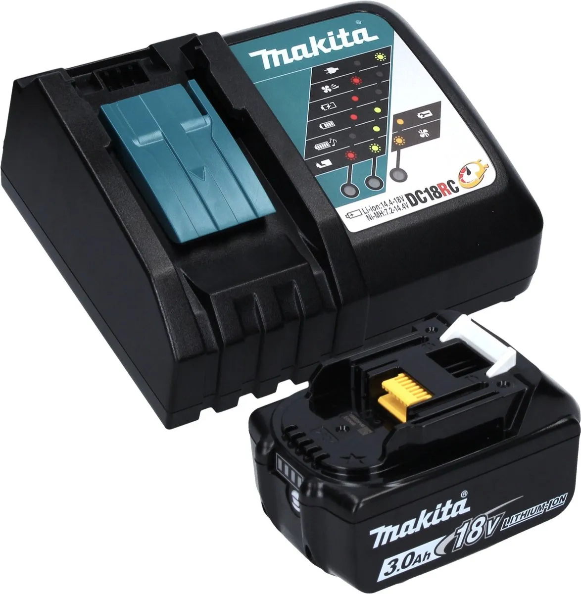 Makita DTW 701 RF1 Slagmoersleutel 18V 700Nm - 1x 3.0Ah Accu