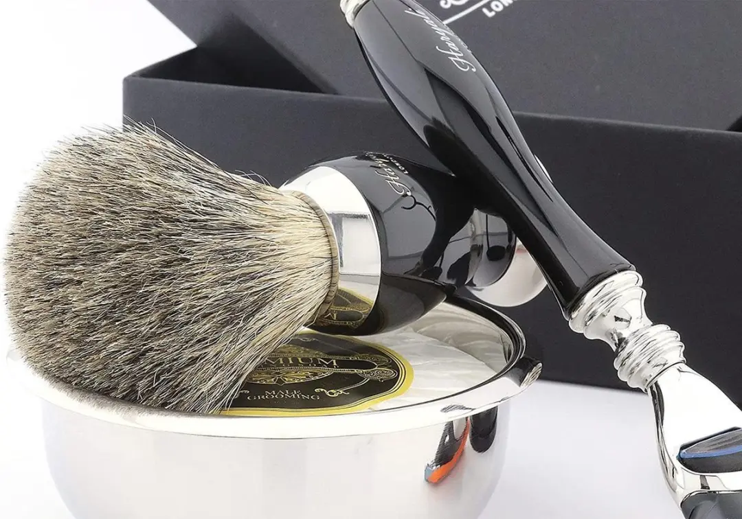 Haryali London Heren Scheerset - 5-delig Zwart