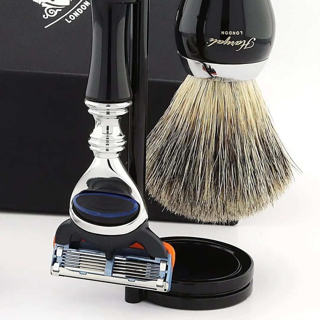 Haryali London Heren Scheerset - 5-delig Zwart