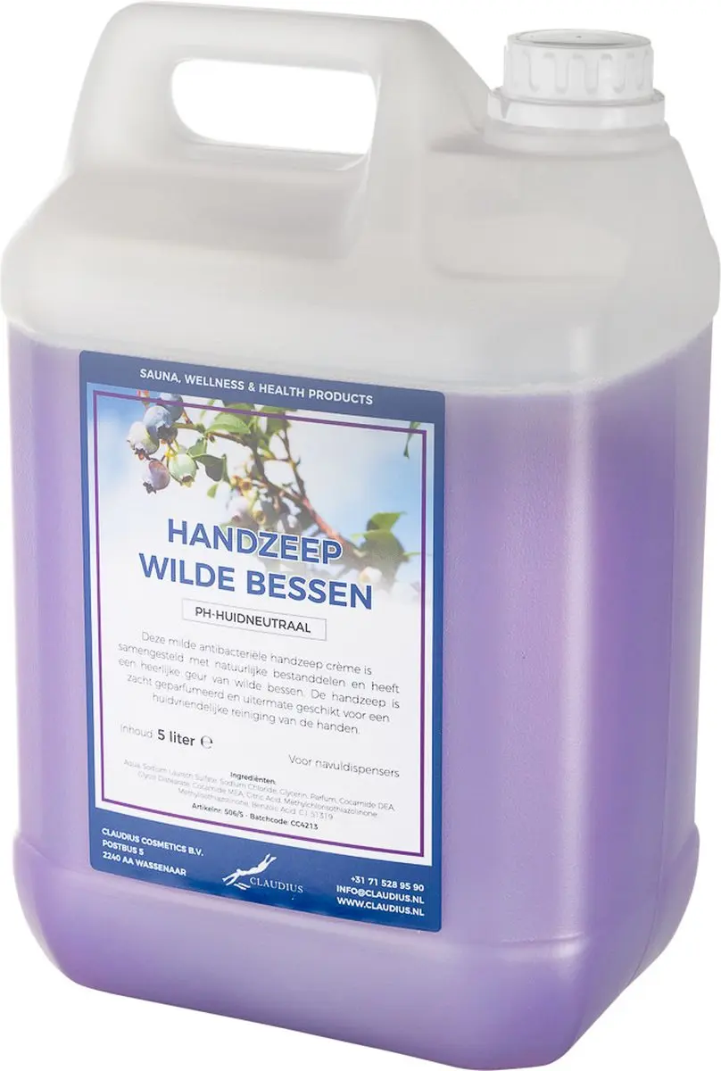 Splashbox Cosmetics Wilde Bessen Handzeep 5L
