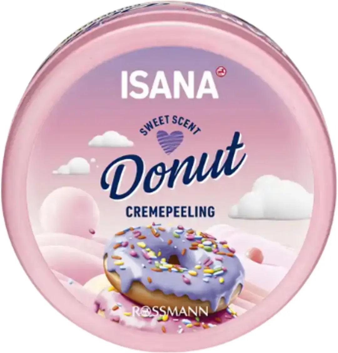 Isana Cremepeeling Bodyscrub Donut 250ml