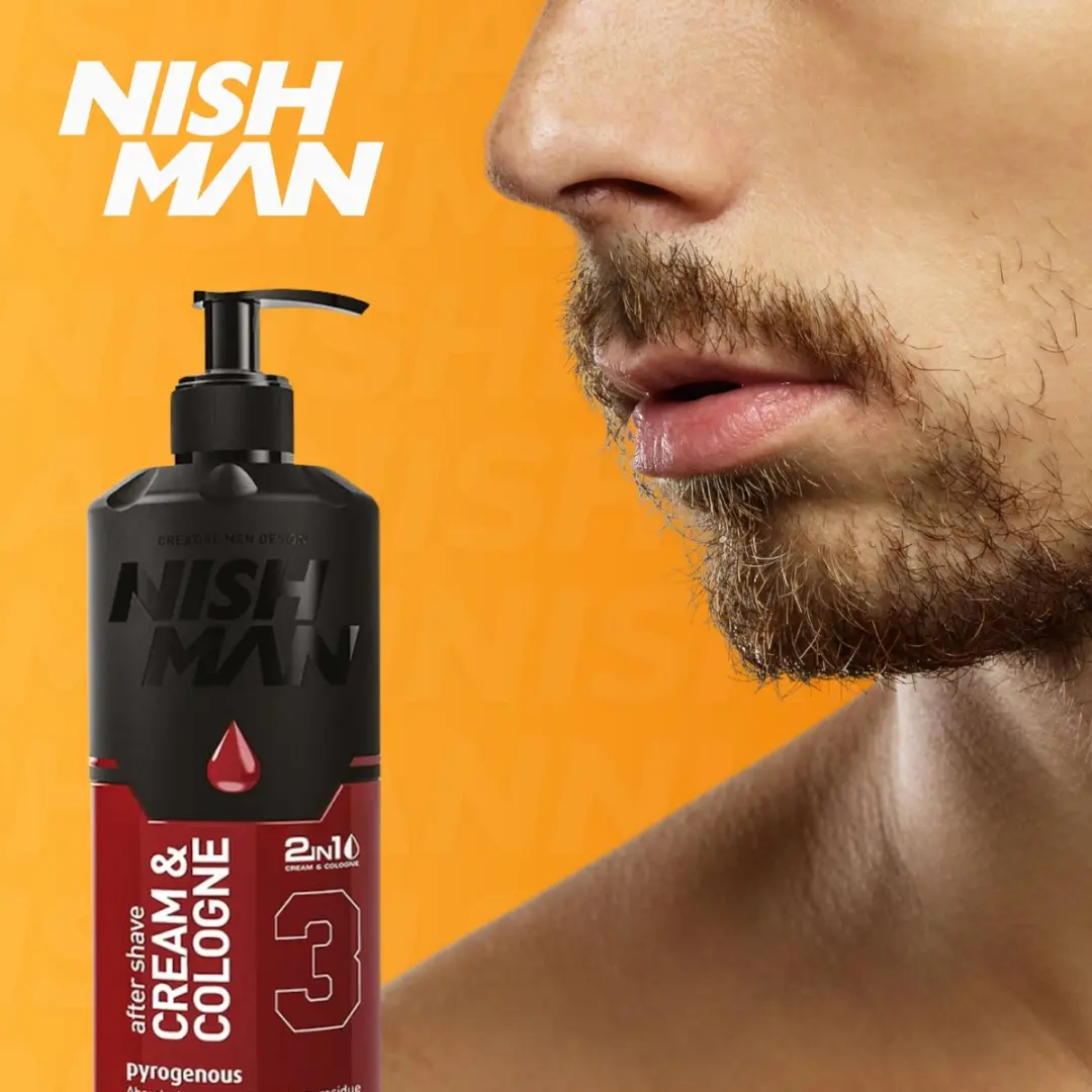 Nishman After Shave Cream Cologne 2-in-1 Nr. 03 Pyrogenous 400ml