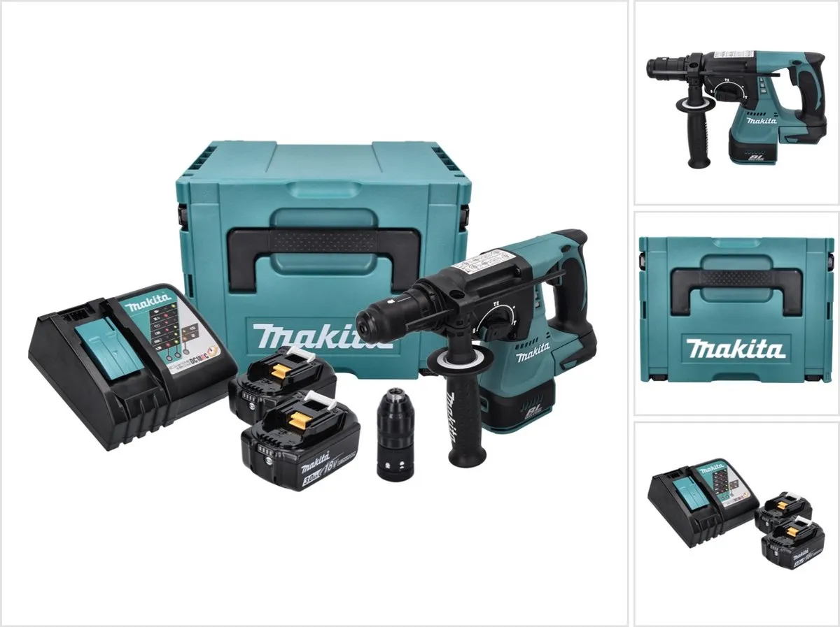 Makita DHR243RFJ Accu-boorhamer 18V SDS-plus