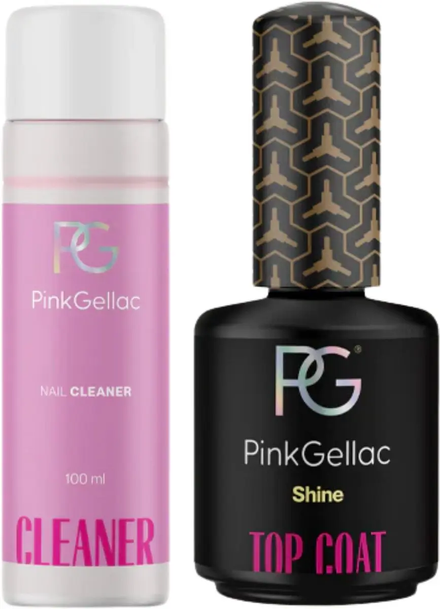 Pink Gellac Essential Manicureset - 115ml - Transparant