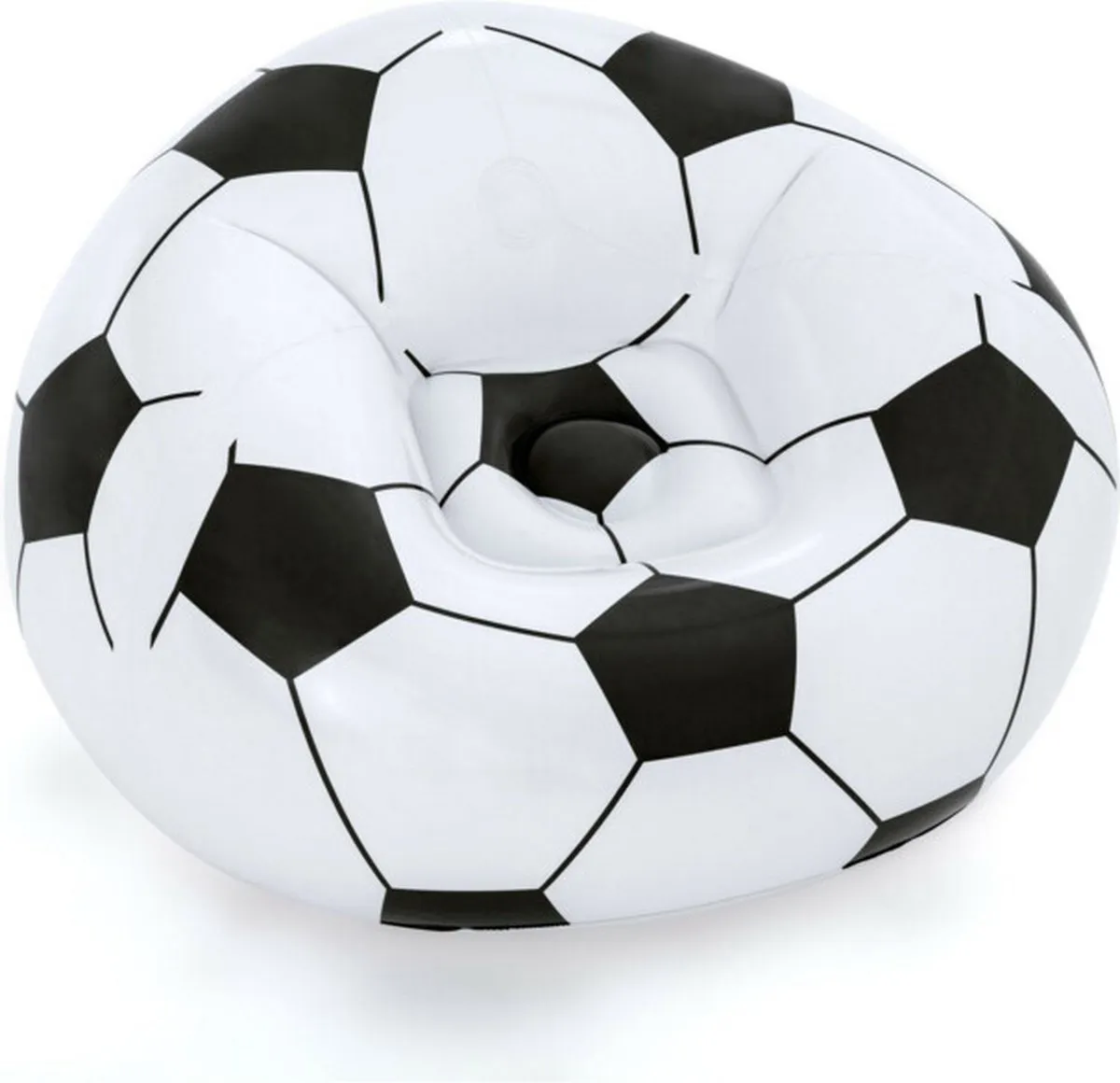 Bestway Voetbal Zitzak 10cm - Zwart