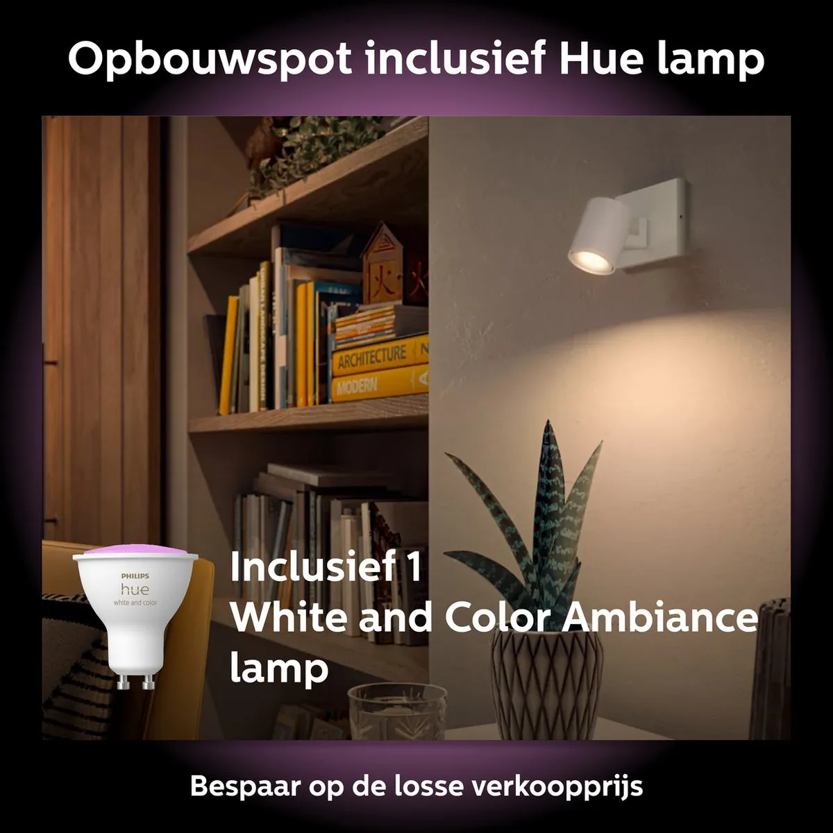 Philips Hue Runner Opbouwspot GU10 - RGBW 4,2W