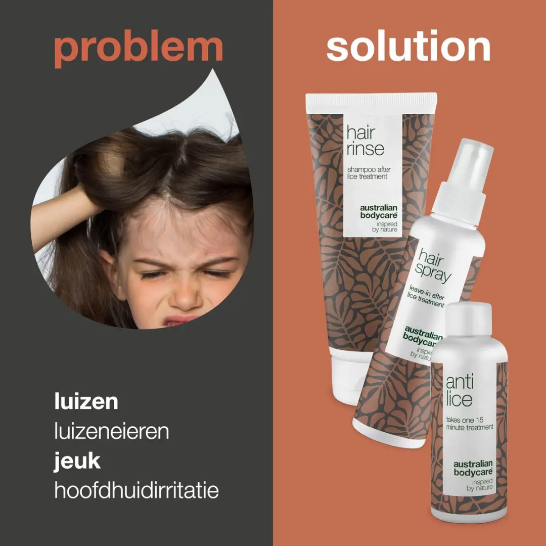Australian Bodycare Hoofdluis Behandelingsset - 3x150ml
