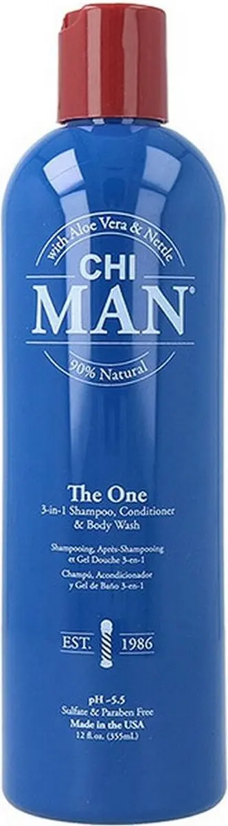 Chi Natural Life Man The One 3-in1 Shampoo 355ml