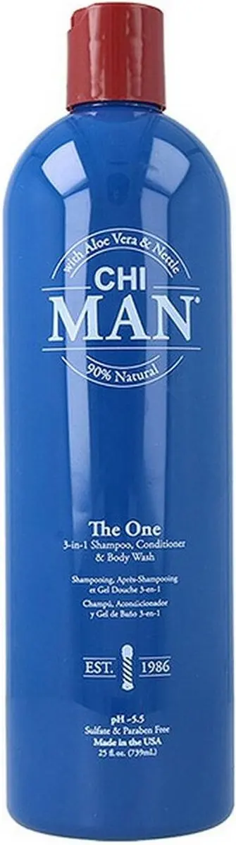 Chi Natural Life Man The One 3-in1 Shampoo 355ml