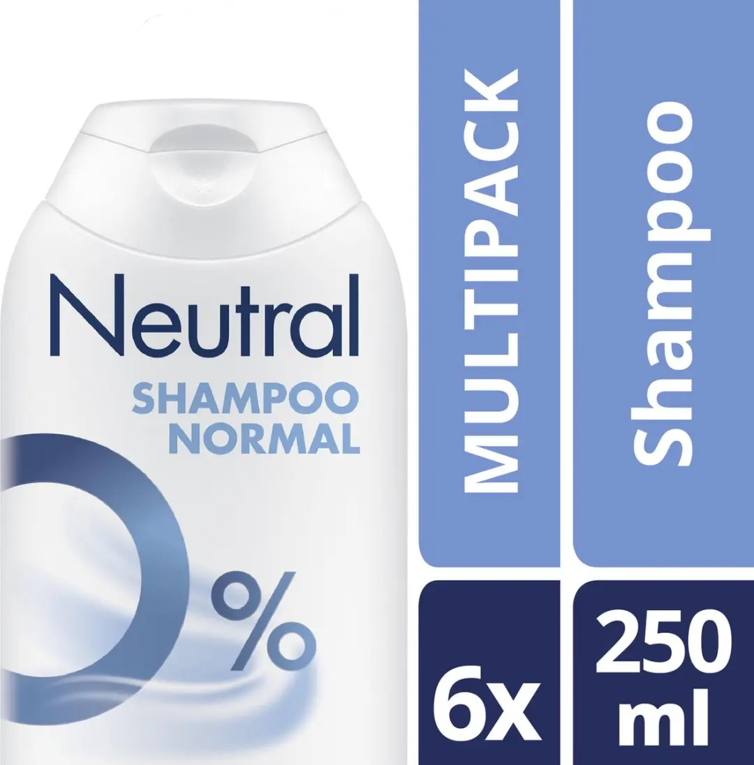 Neutral 0% Shampoo 250ml - 6 Stuks