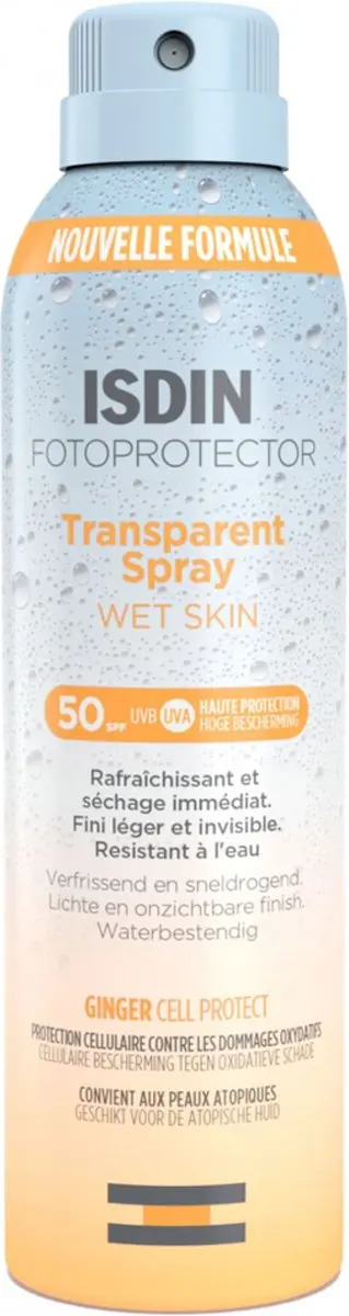 Isdin Wet Skin Transparent Spray SPF50+ 250ml