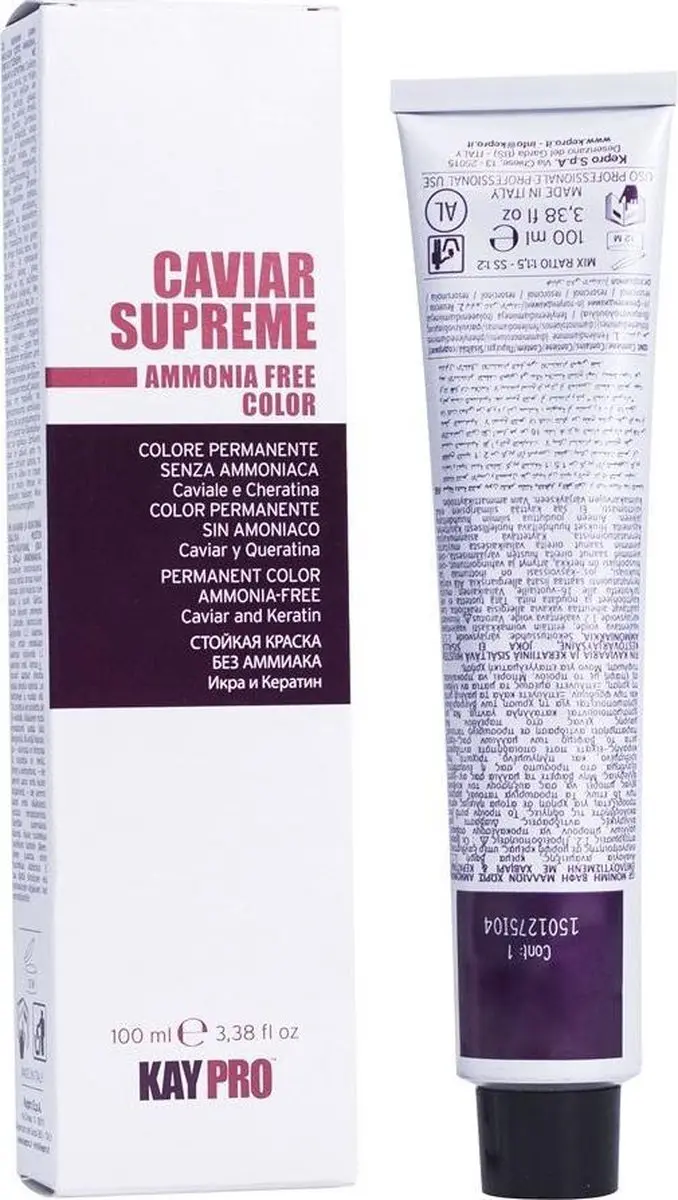 KayPro Caviar Supreme 10.0 Permanent Haarkleuring 100ml - Extra Licht Blond
