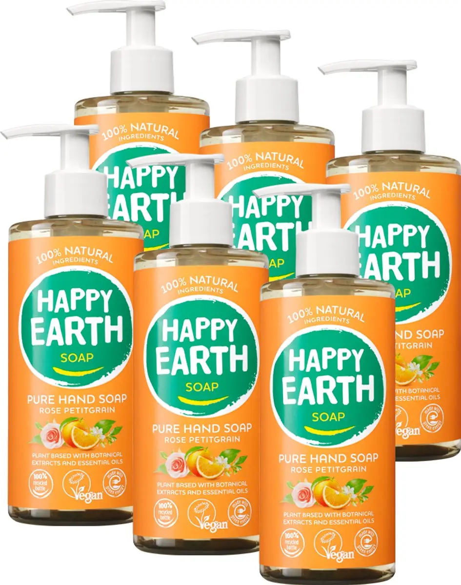 Happy Earth Handzeep Rose Petitgrain