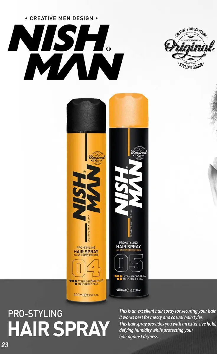 Nishman Haarspray Nr.05 Ultra Sterke Hold 400ml