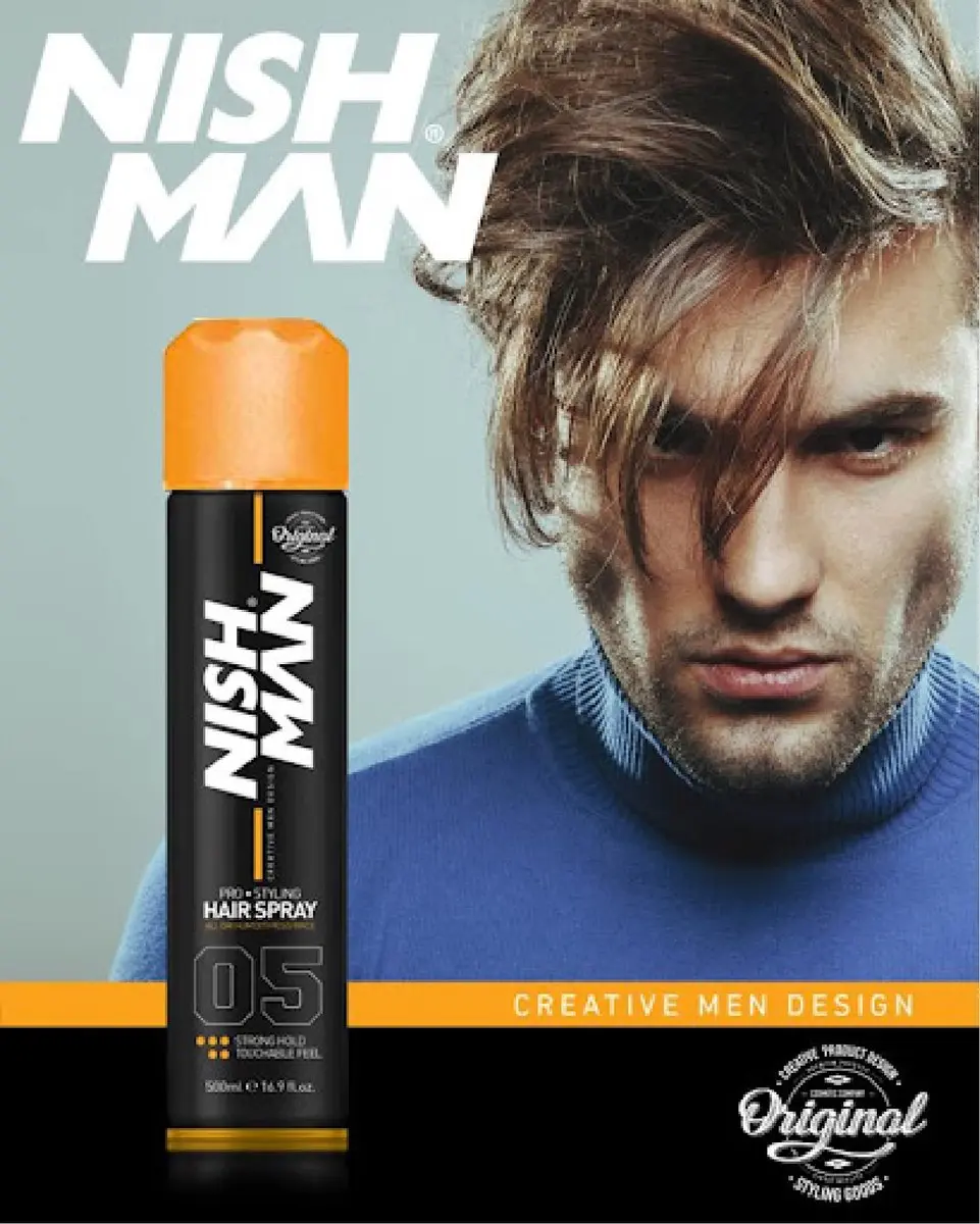Nishman Haarspray Nr.05 Ultra Sterke Hold 400ml