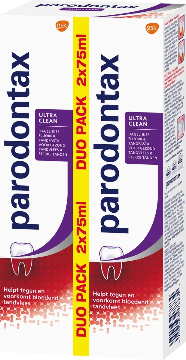 Parodontax Ultra Clean Tandpasta 2x75ml