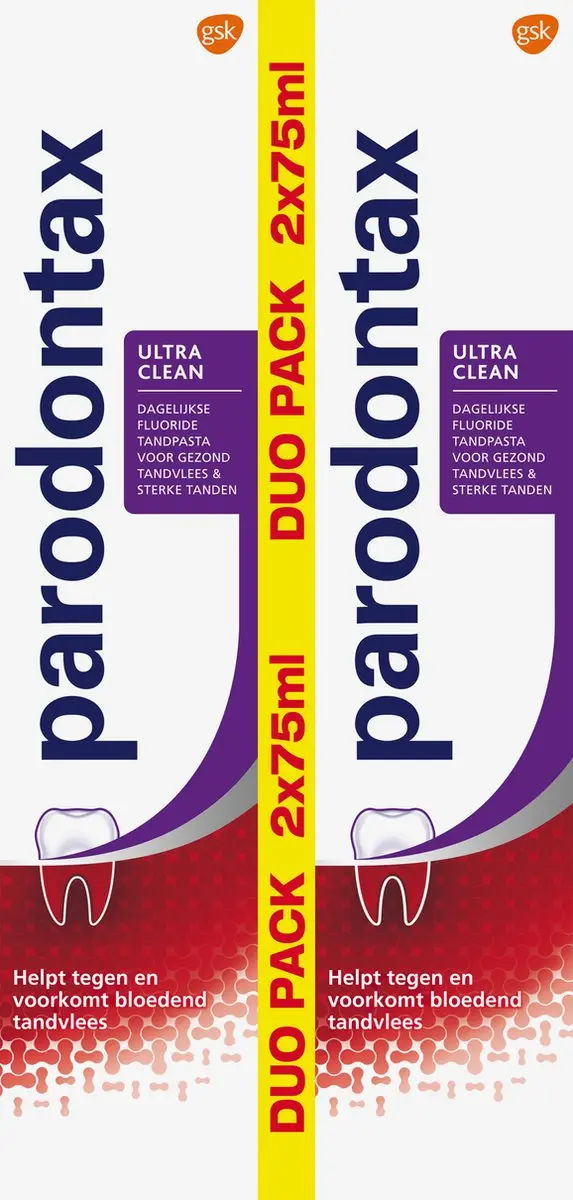 Parodontax Ultra Clean Tandpasta 2x75ml