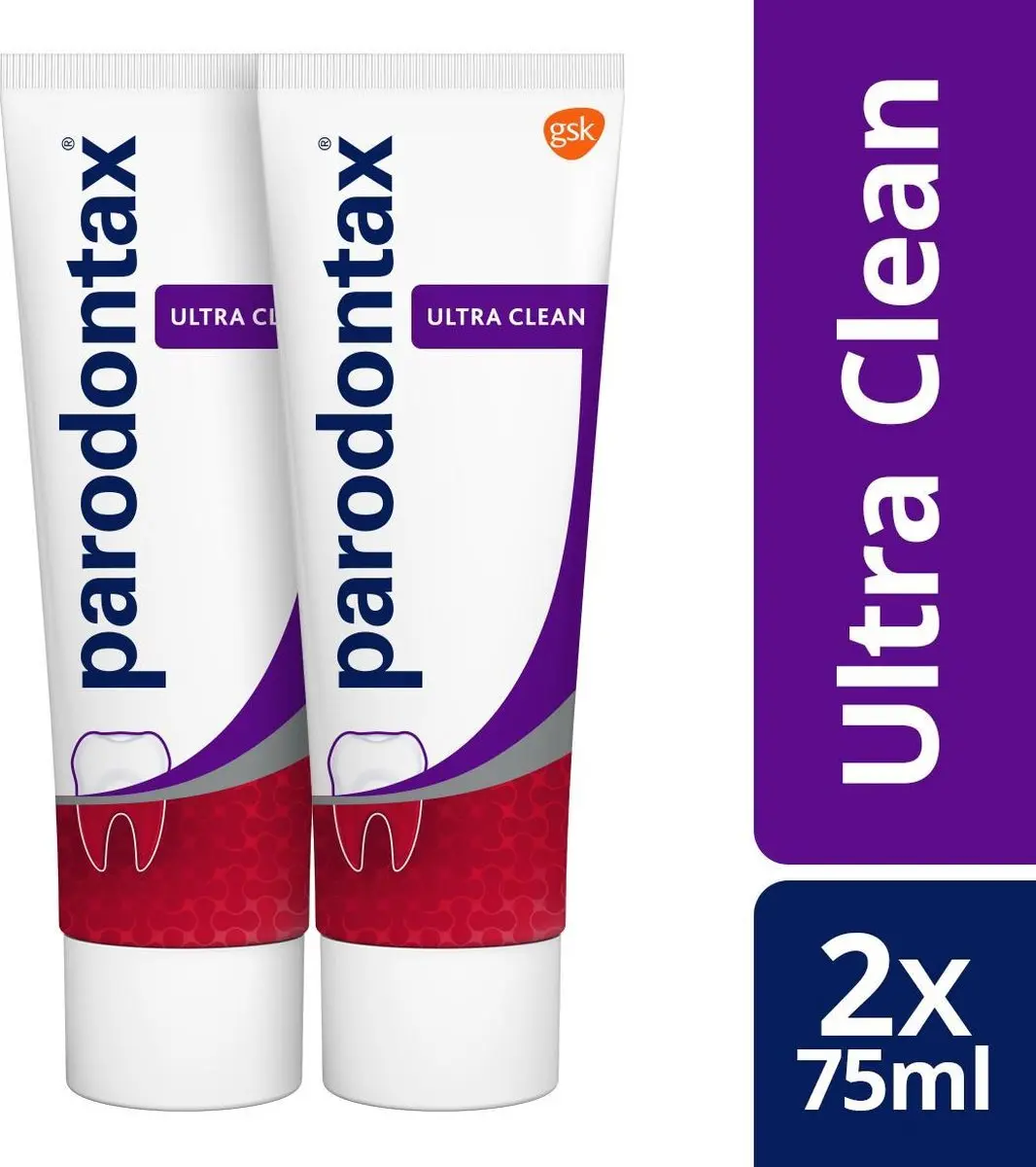 Parodontax Ultra Clean Tandpasta 2x75ml