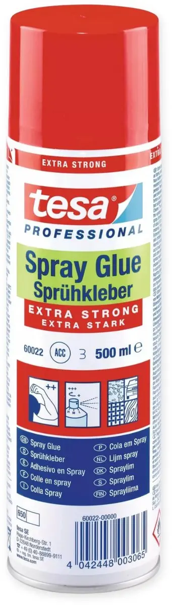 Tesa Kleefpasta Super Sterk Spray 500ml