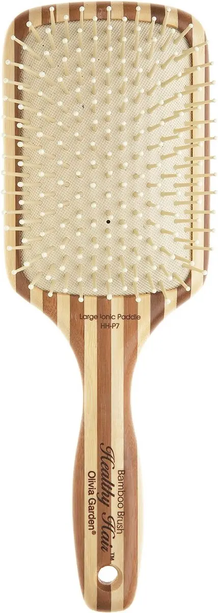 Olivia Garden Bamboo Touch Detangle Nylon - L - Zwart