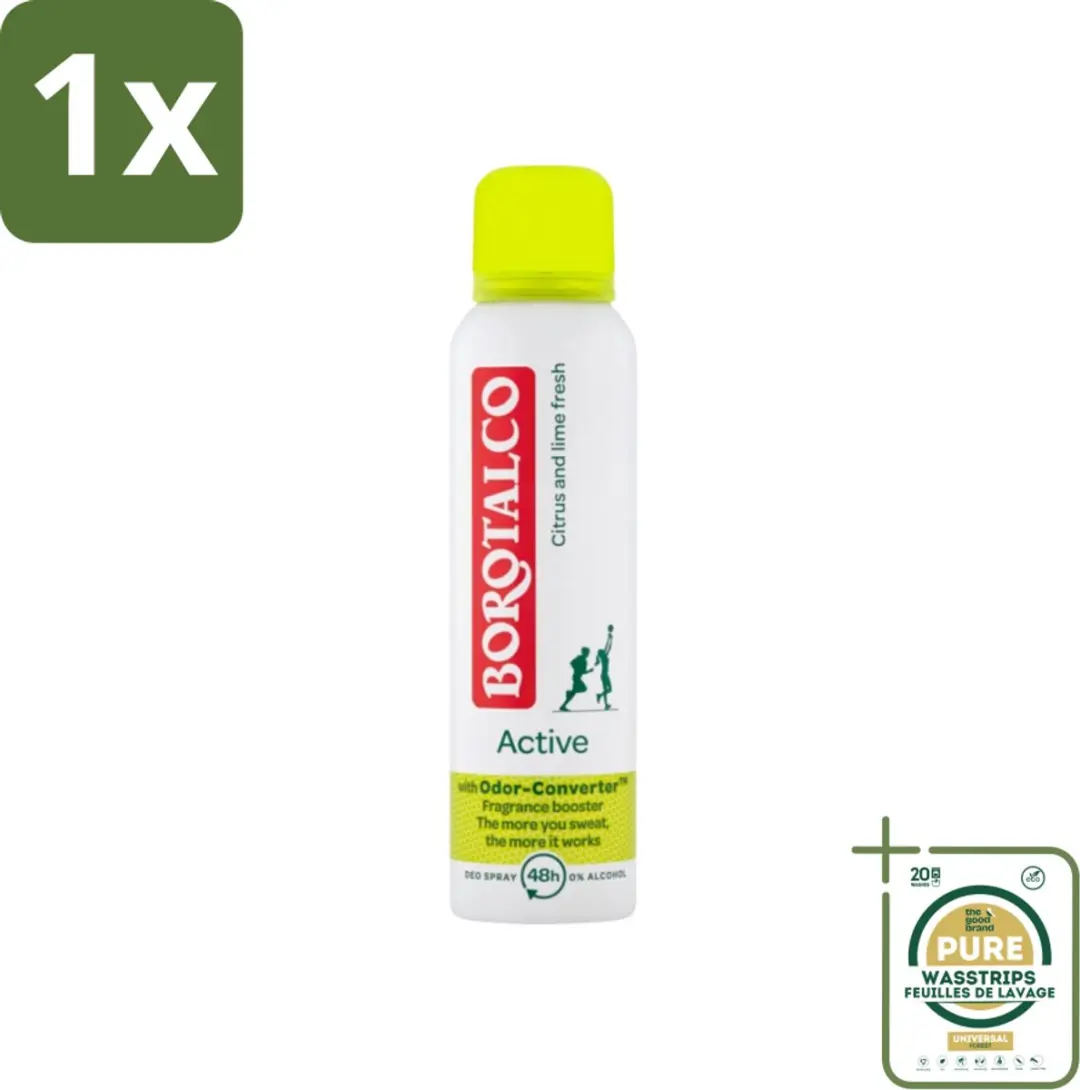 Borotalco Deodorant Spray Active Citrus & Lime Fresh 150ml