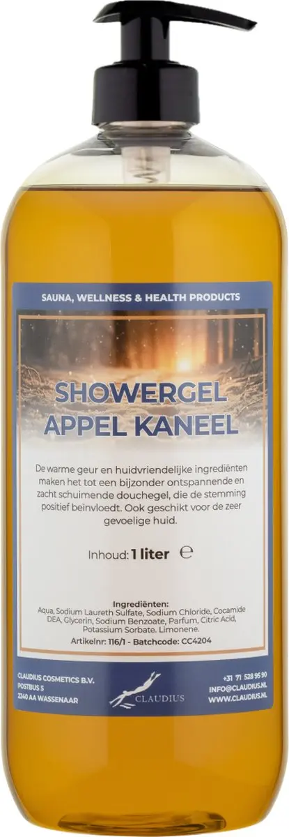 Splashbox Cosmetics Douchegel Appel-Kaneel 1L