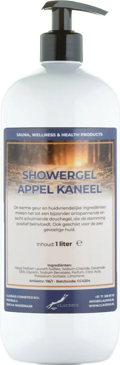 Splashbox Cosmetics Douchegel Appel-Kaneel 1L