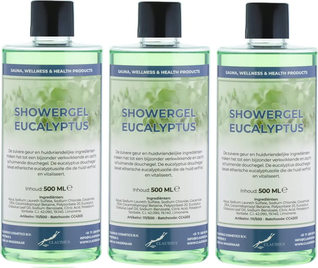 Splashbox Cosmetics Douchegel Eucalyptus 500ml