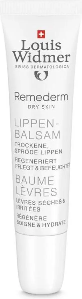 Louis Widmer Remederm Lippenbalsem Ongeparfumeerd 15ml