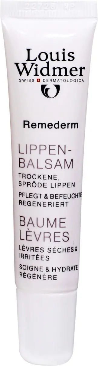 Louis Widmer Remederm Lippenbalsem Ongeparfumeerd 15ml