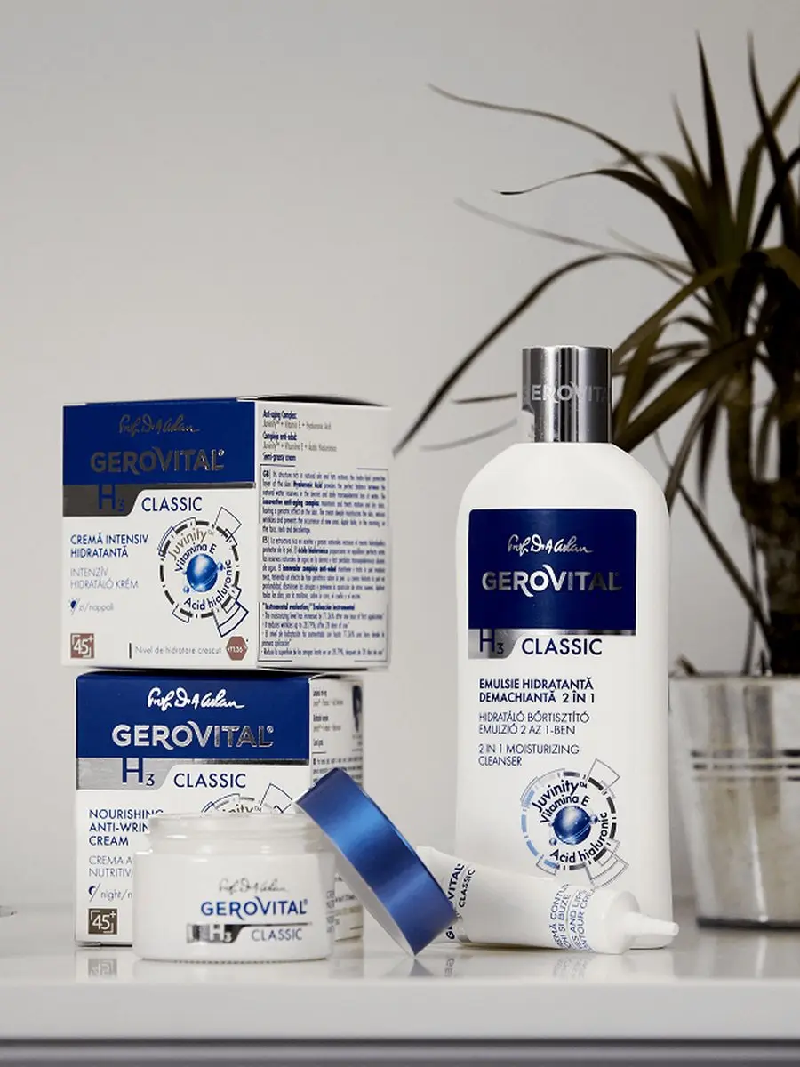 Gerovital H3 Classic 2-in-1 Moisturizing Cleanser 200ml