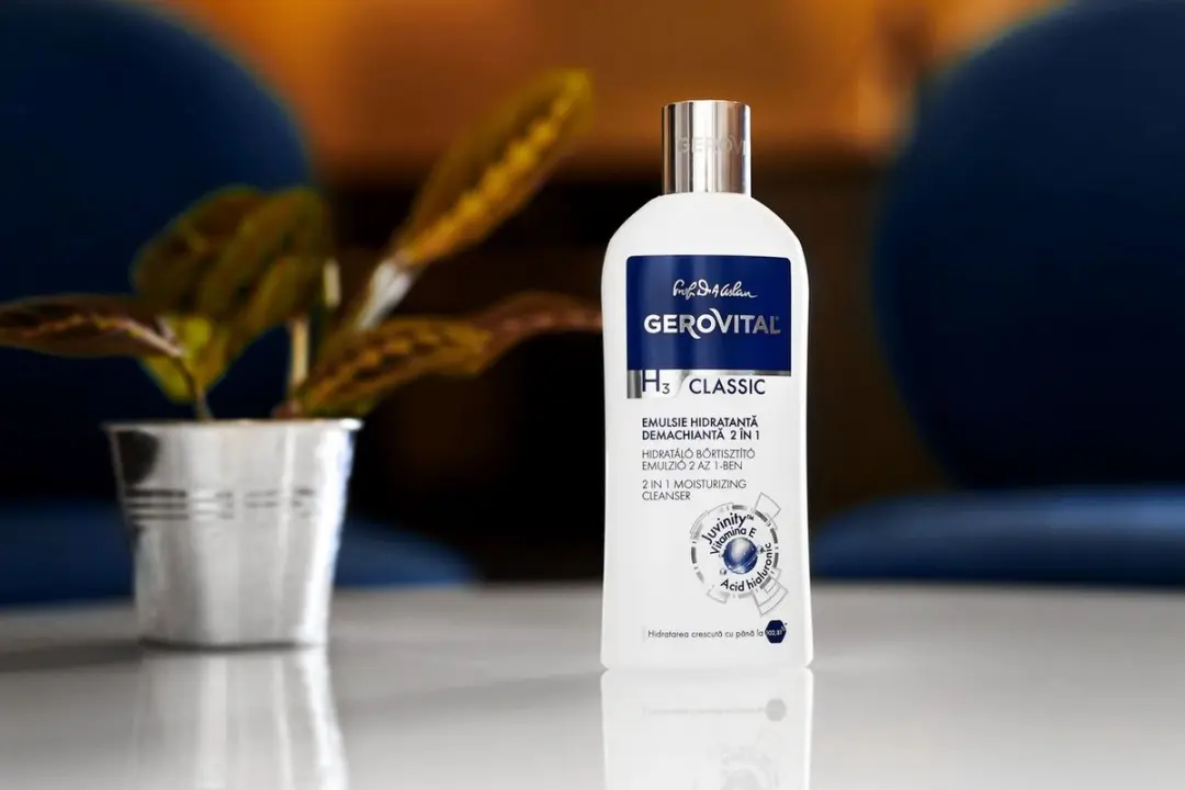 Gerovital H3 Classic 2-in-1 Moisturizing Cleanser 200ml