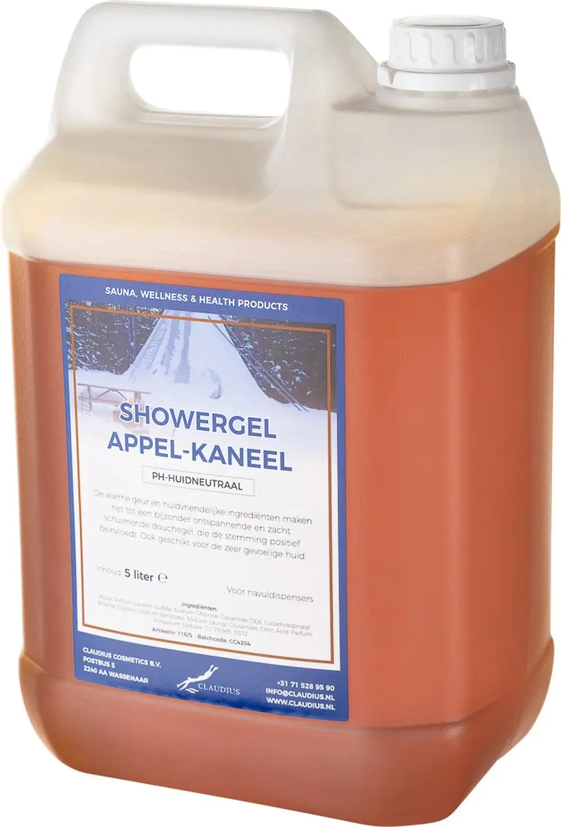 Splashbox Cosmetics Douchegel Appel-Kaneel 5L