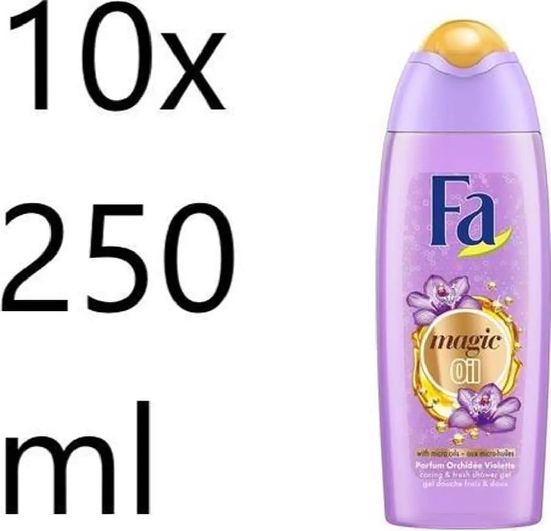 Fa Magic Oil Purple Orchid Douchegel - 10x250ml