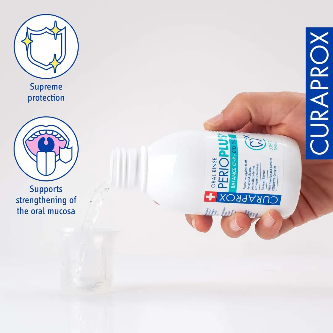 Curaprox Perio Plus+ Balance Mondspoeling 0,05% CHX 200ml