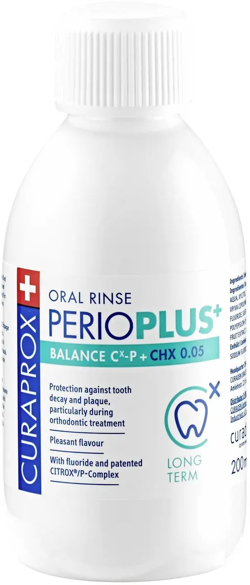 Curaprox Perio Plus+ Balance Mondspoeling 0,05% CHX 200ml