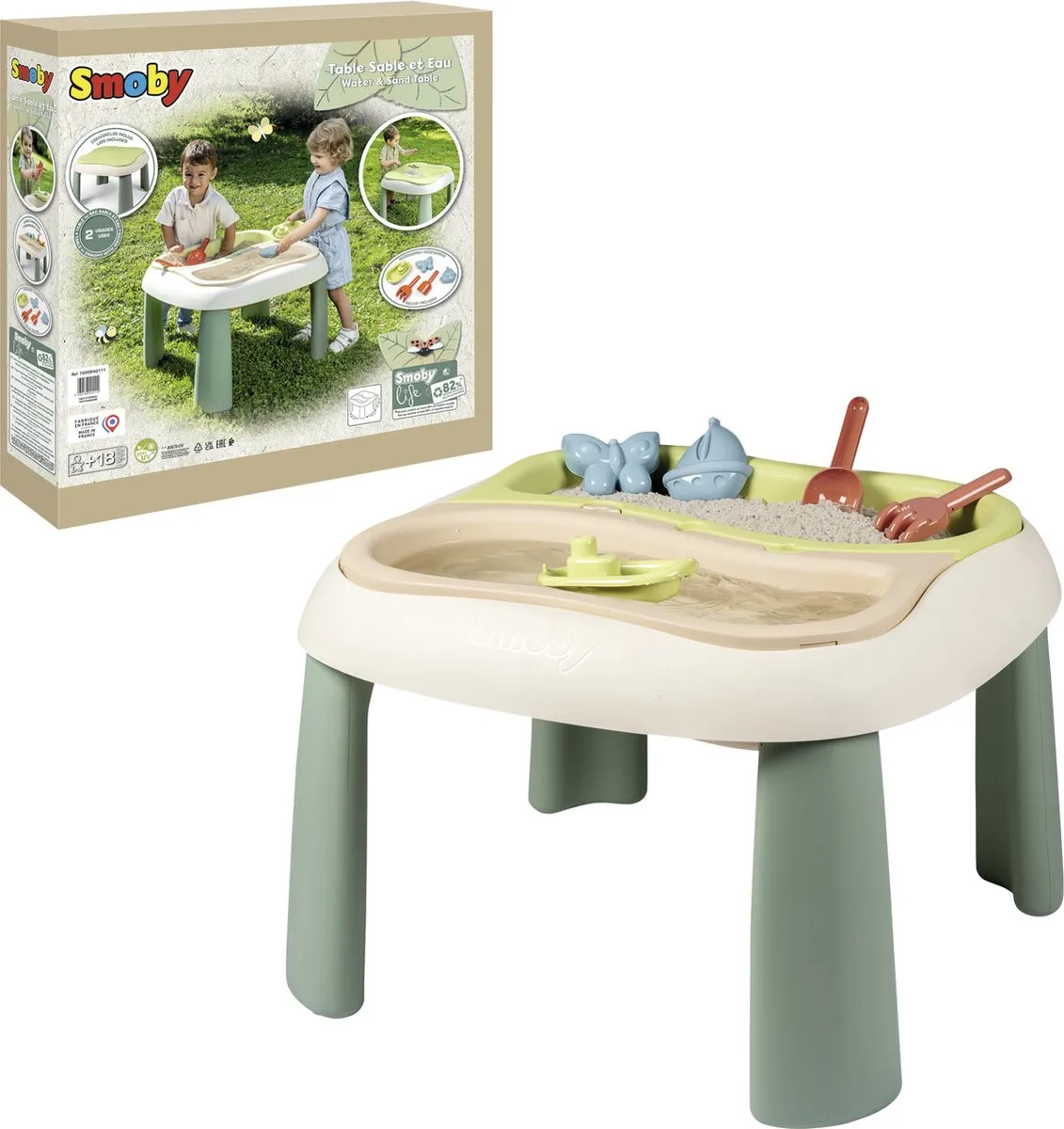 Smoby - Smoby Life - Zand en watertafel - Accessoires - Vanaf 18m.