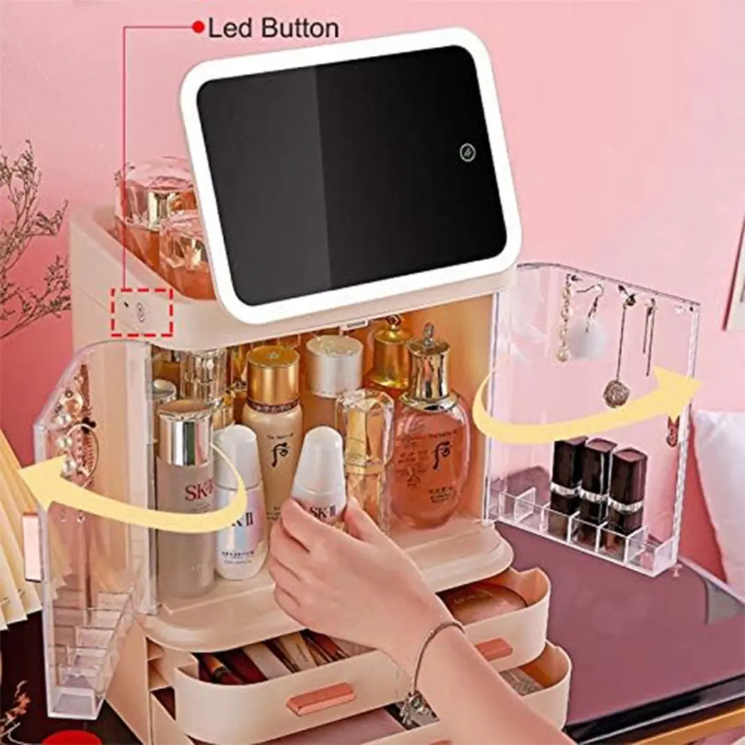 Guardian Beauty Make-up Organisator 3021 - Creme - 2 Lades - afbeelding 6 van 6