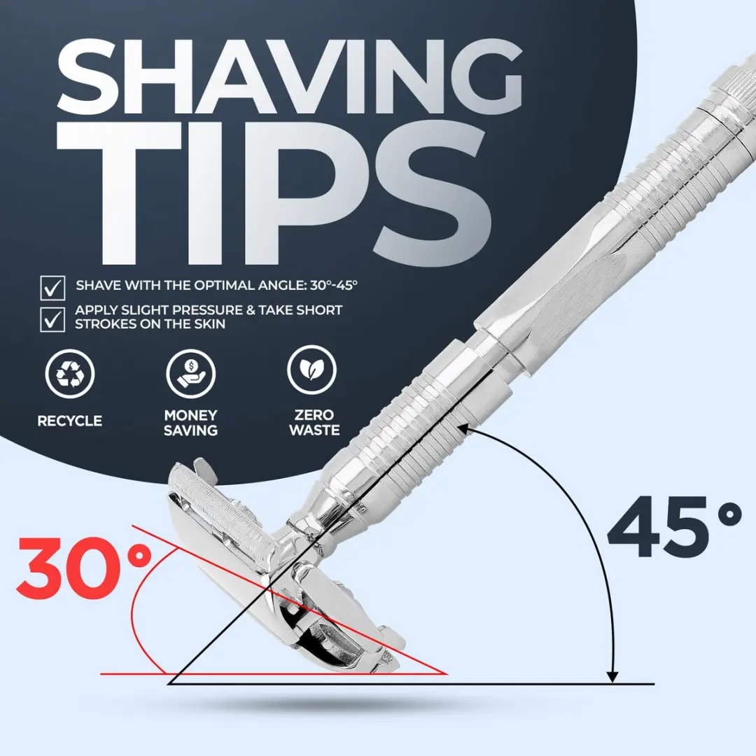 Haryali London Butterfly Safety Razor - Roestvrijstaal - 1 Stuk