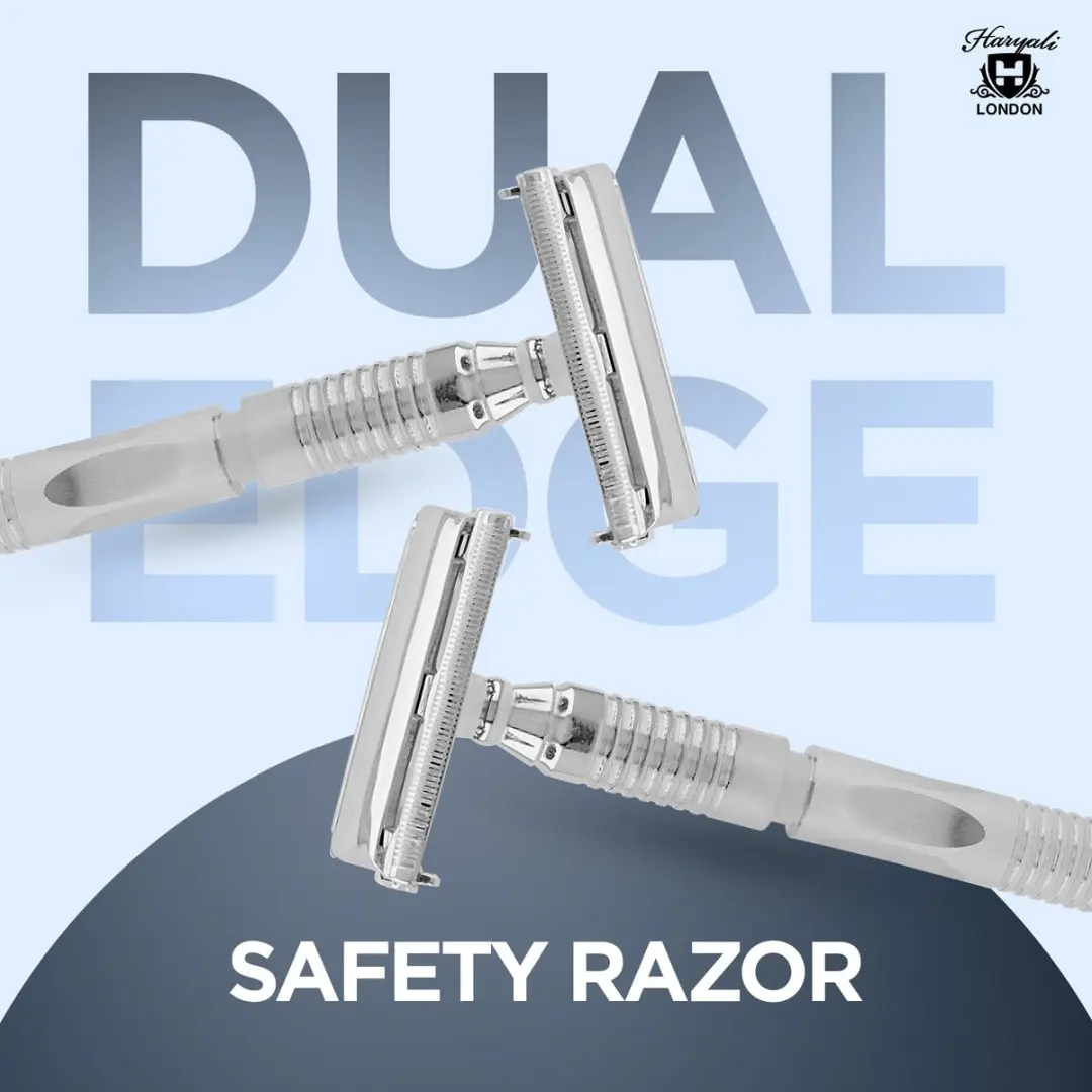 Haryali London Butterfly Safety Razor - Roestvrijstaal - 1 Stuk