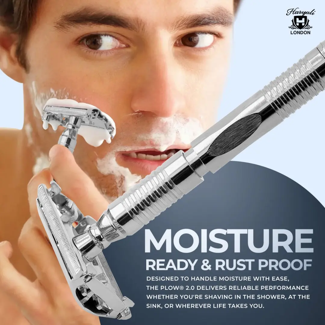 Haryali London Butterfly Safety Razor - Roestvrijstaal - 1 Stuk