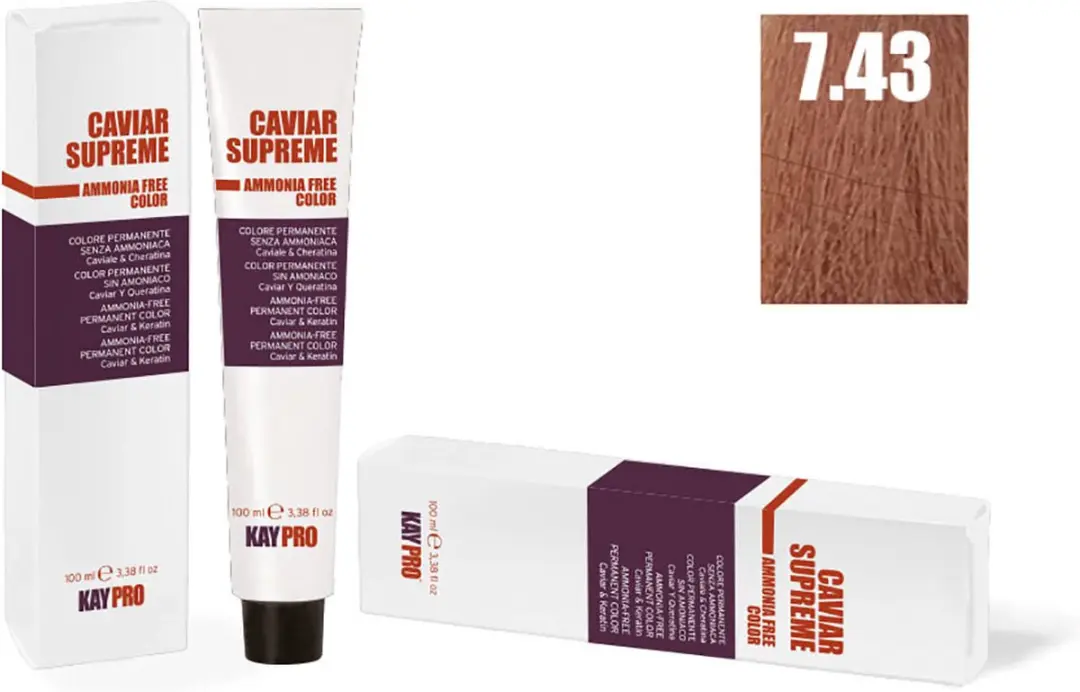 KayPro Caviar Supreme 7.43 Permanent Haarkleuring 100ml - Blond